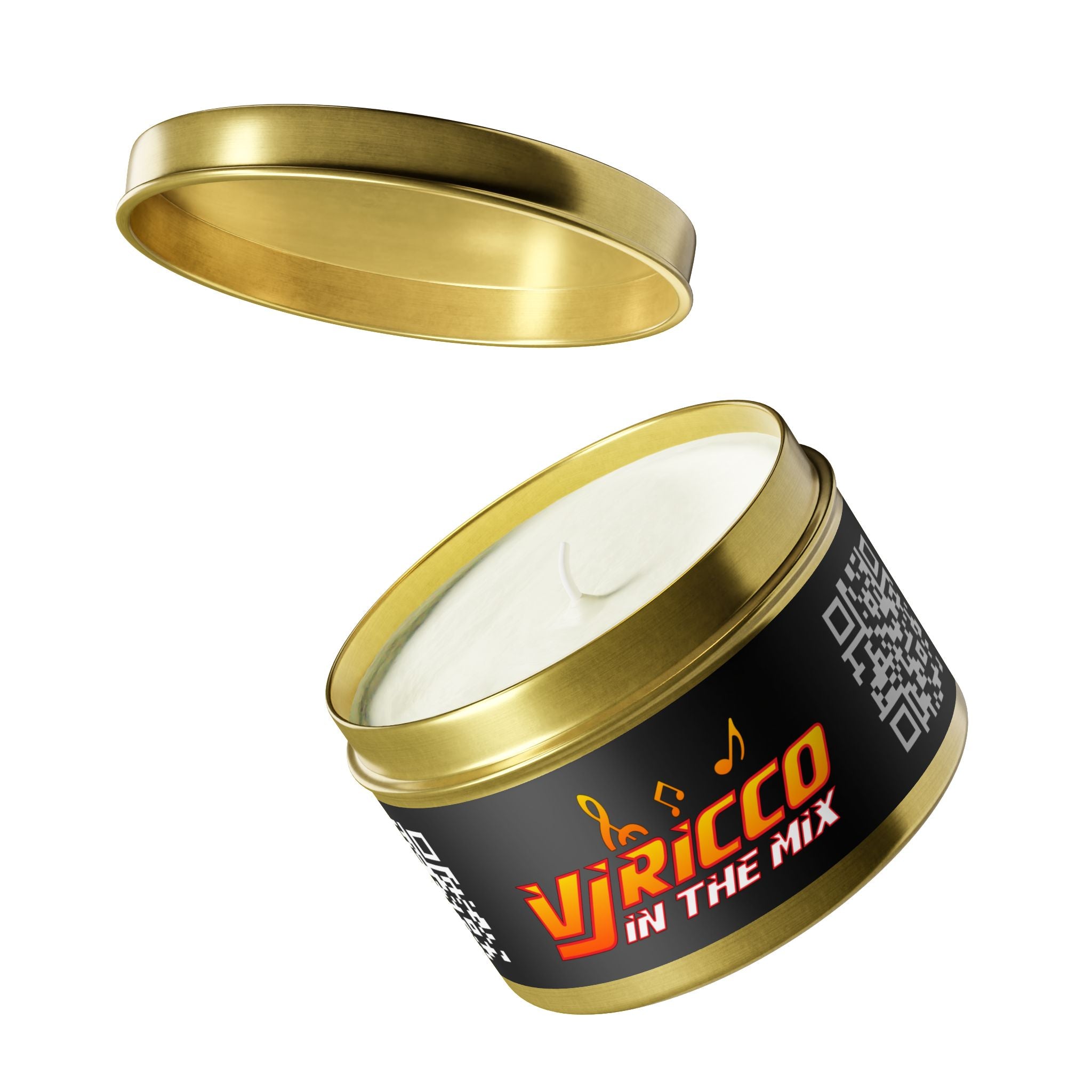 "VJ Ricco" -Themed Tin Candle - Perfect for Relaxation and Gifting